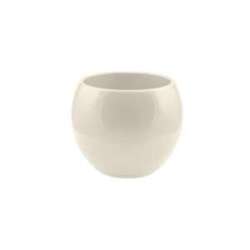 Sfera ceramica liscia dm 8.5 h 6.5 int 6.5 avorio
