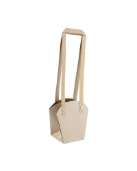 BORSA IN CARTA PORTAVASO - H.12 CM X 11 CM - CF 10 PZ - NATURALI