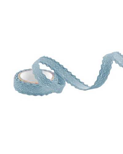 Nastro adesivo in pizzo azzurro