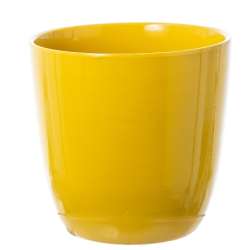 Cf-12 pz vaso terracotta cm 6 d. 7 giallo