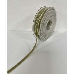 Nastro velluto mm 6 x 20 mt verde salvia