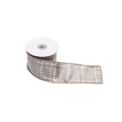 Nastro natalizio cm 6.8 x 10mt champagne