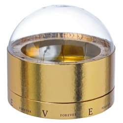 Scatola bussola con cupola in plexi trasparente cm 20 oro