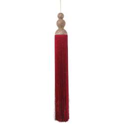 Decoro pendente dm 16 h 120 rosso
