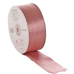 Nastro raso mm 38x50 mt rosa antico