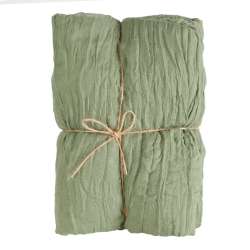 Runner plissettato cm 90 x 3 mt verde moss