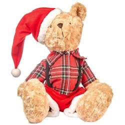 Orsetto teddy scozzese cm 50 red