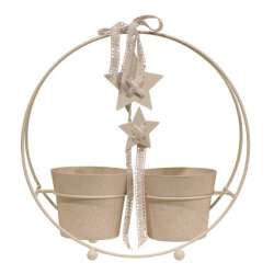Cestino+2 vasi medio white 301130 vaso 11