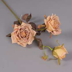 Ramo rosa x3  h 64 yellow green