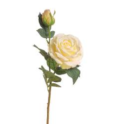 Ramo rosa real touch x 2 cm 63 white