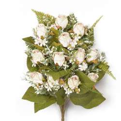 Frontale rose bocciolo cm 50 green pin