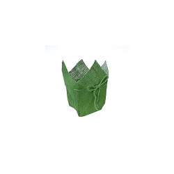 Vaso quadro cjuta 12cm verde