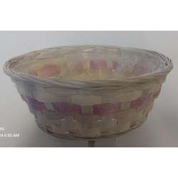 Cf 8 pz ciotole rattan dm 25 h 10 assortite