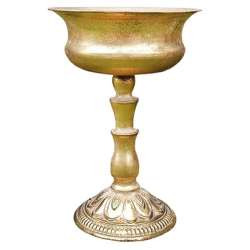 Coppa in metallo alta dm 24 h 36 gold