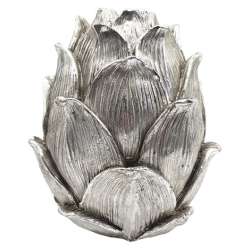 Portacandela pigna grande cm 16 h20 silver