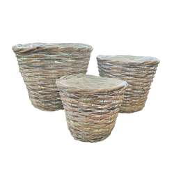 Set 3cesti rattan dm 21h16-25h22-32h25 naturali