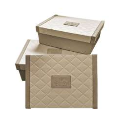 Set 3pz scatole cartone 23x17x6h  26x19x8h  29x21x9h cr bia