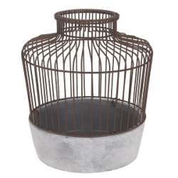 Gabbia per uccelli 25.5x25.5x28cm