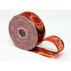 Nastro decofibra paris cm 4 x 25 mt rosso