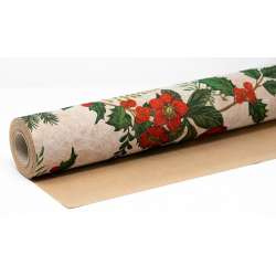 Bobina paperfibra ramage cm 75 x 20 mt white red