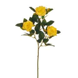 Ramo rosa lady x 3 gialla cm 69