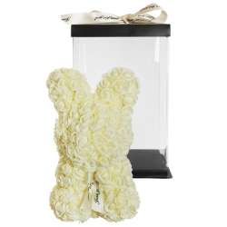 Coniglio di rose foam h 36 cream