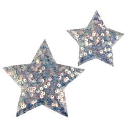 Cf 48 stelle ass 2424 d.5,5 d.7,5 paillettes azzurro