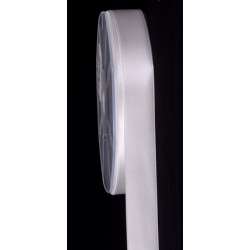 Nastro doppio raso  mm  25 x 50 mt bianco latte