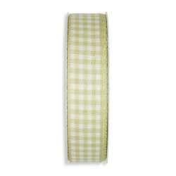 Nastro vichy cotton 40x25mt verde