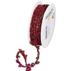 Nastro cordino boucle gimp mm 3 x 15 mt mix red gold