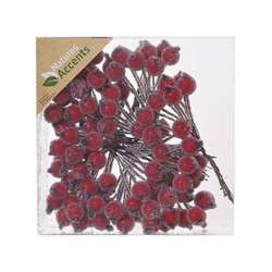 Cf 120pz bacche frosted mm 12 rosse