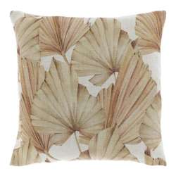Cuscino linnen print cm 45x45  foglie