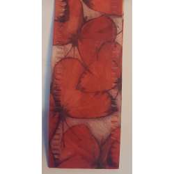 Nastro mariposa decofibra mm 40x25 mt rosso