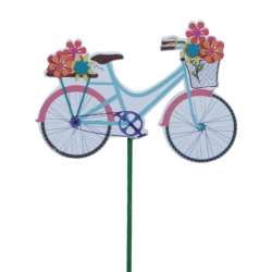 Cf 12 pz pick bicicletta in legno cm 8 x 5 ass