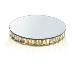 Alzata con specchio  e led...