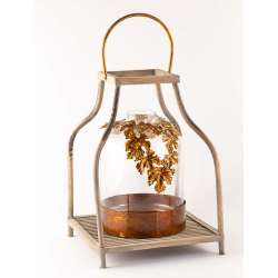 Lanterna foglie cm 41x41...