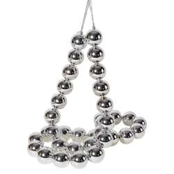 Garland palline argento dm...