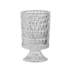 Vaso di vetro a calice...