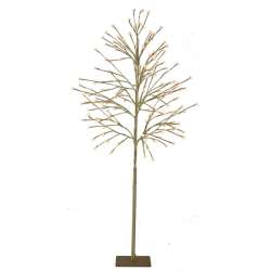Albero oro e luci led a...