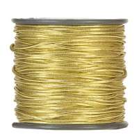 Nastro gomitolo di elastico mm 2 x 50mt gold