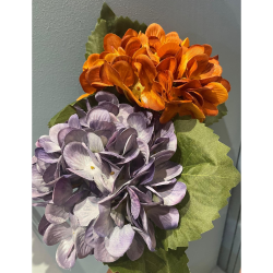 Ramo ortensia flemish autun spray lavander
