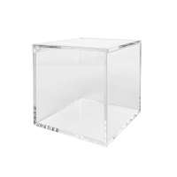 Scatola quadra 15x15 plastica con coperchio trasparente