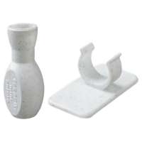 Cf 25+25 pz mini anfora con supporto 25+25 marmorizzata