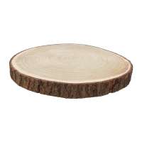 Disco di legno cm 37- 40 circa h3 naturale
