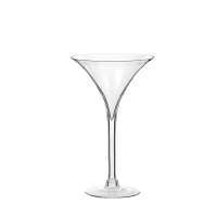 Coppa martini in vetro trasparente cm 24 h 40