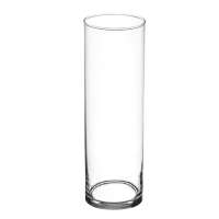 Vaso cilindro di vetro dm 10 h 40 trasparente