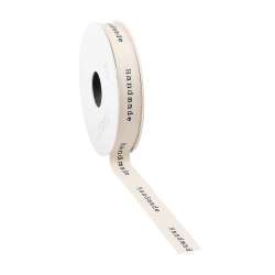 Nastro cotone handmade mm 15 x 25mt cream
