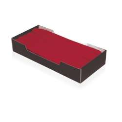 Cf 12 pz candela conica cm 25 bordeaux