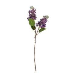 Ramo fiore di lillà real touch x2 h 70 violet