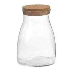 Vaso di vetro trasparente terrarium dm14 h 20